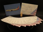 American Airlines Airplane Cards Boeing 737 Max 8 - 25 Set - Same Image