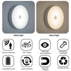 Led Motion Sensor Light Usb Rechargeable Pir Wall Cabinet Stair Night Light Lamp
