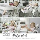 Sweety Fox Adjustable  Folding  Baby   Toddler High Chair  7 Heights  Grey