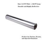 Double Sided Silver Mirror Carpet Aisle Runner Decorative Runner Rug For Wedd   