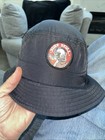 Surf Skull Surf Helmet Bucket Hat Black Medium Hidden Padding Water Chin Strap