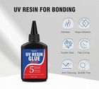 Uv Resin Kit With Light 60g Uv Glue With Rechargeable Light 5 Second Fast Cur   