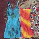 Vintage Y2k M Wholesale Clothing Lot Of 4 Pc Reseller Tank Top Dress Boho Bundle
