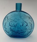 West Virginia 1963 Centennial State Bottle  Imperial Glass  Blue