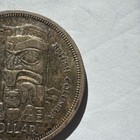 1958 Canadian British Columbia Silver Death totem Dollar 0 800 Silver