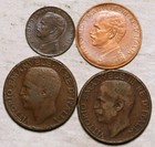 Italy Lot 4 Key Date Coins 1 Centesimo 1918  2 C  1912  10 Centesimi 1919  1932