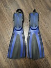 Oceanic Viper Xs Dive Fins     Open Heel Scuba Snorkeling Swim Fins     Blue black
