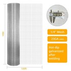 Pauleen Hardware Cloth 1 4inch 48inx100ft 23 Gauge hot Dipped Galvanized Afte   
