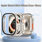 Hard Case For Apple Watch Ultra ultra 2 49 Tempered Glass Screen Protector Cover