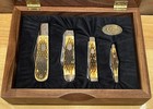Case Brothers Cutlery Co  Set Of 4   078 Of 500 In Wood Display
