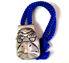 Japan Metal Bell Karasu Tengu Yokai Karura Mask Folk Art Hanging Ornament Decor