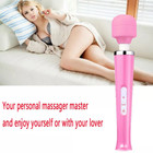 Handheld Massager 20 Speed Wand Vibrating Massage Magic Full Body Therapy Motor