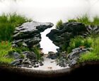 2lb Gray Slate Aquarium Stone Rock Aquarium Fish Tank Natural Shrimp Betta