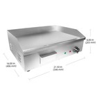 Np-818new Flat Top Grill Commercial   Electric Griddle   Single Thermostat