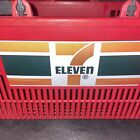 Vintage 7-11 Red Plastic Shopping Basket Only One On Ebay Rare