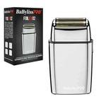 Babyliss Pro Foilfx02 Cordless Metal Silver Double Foil Shaver Fxfs2s Silver