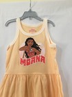 New Disney Moana Tank Dress Play Princess Girls Peach  7 8  10 12