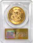 1857-s  20 Gold S s  Central America 20a Spiked Shield Ssca 7537 Pcgs Ms64 Cac