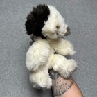Russ Berrie Gizmo Puppy Dog Plush Black White Stuffed Animal 23207 Vintage 7 