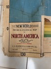 Vintage C  S North America Map Large 41  X 51  1920