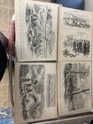 1896  double Sided  Civil War Illustrated Newspaper Engravings