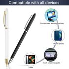 2 In 1 Precision Disc Stylus Touch Screen Pen Black White Universal