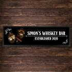 Personalized Bar Runner Mat - Novelty Beer Gifts For Home Bars -  Whiskey Cigar