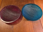 Pair Vintage Red Green Glass Traffic Light Lenses 8  Eagle Signal Kopp 88a Min