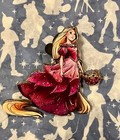 Disney Designer Rapunzel tangled Midnight Masquerade Princess   Mask Pin   Card