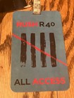 Rush - Band - Progressive Rock - R40 All Access - Lanyard