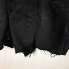 Evri Women s Black Denim Cut Off Shorts Cotton Blend Casual Flat Front Size 24w