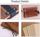 Wooden Scrapbook Album Diy Photo Album 80 Pages Love Memory Book Wood Wedding   