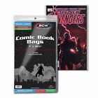 100 - Bcw Current Modern Thick 2-mil Polypropylene Resealable Comic Book Bags 