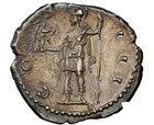  ngc Xf  Great Rainbow Toning  Hadrian  r 117-138 Ad  Roman Silver Denarius Coin