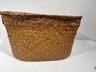 Seagrass Weaving Storage Basket Rectangular Rustic Style 