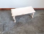Dollhouse Miniature Coffee Table Unpainted Wood 1 12 Scale Living Room Furniture