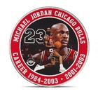 Nba Legend Series  Michael Jordan 1 Oz Colorized Silver Round In Capsule W  Box