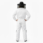 Professional Bee Protection Suit Small Multi-layer Ultra Ventilated With Veil