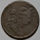 1802 Draped Bust Large Cent  s-239  - Elephant Trunk - Damage - 1c Copper Coin