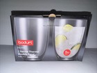 Bodum Pavina Double Wall Thermo Glasses 12 Oz Clear - Set Of 2  Brand New
