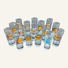 1990s Hard Rock Cafe Shot Glass Collection  16  Classic Original Design Retired