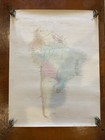 Antique Hand Drawn   Colored Map Of South America Early 20th Century