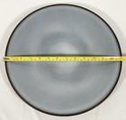 Jars France Tourron Gris Ecorce Grey 13  Footed Coupe Serving Chop Platter New