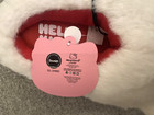 New W  Tags Hello Kitty Cozy Plush Slippers Big Kid 2 3 2 3 White Free Shipping