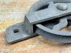 C 1890 Door Floor Guide Roller  Rides On Half Pipe Track  5  Dia Wheel X 3 4 w