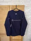 Dundee Hsfp Training Rugby Union Sweatshirt Jacket Mizuno Blue Men Sz L