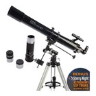 Celestron - Powerseeker 80eq Bonus Astronomy Software Package - 80mm Aperture
