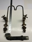 Antique Faucet Goose Neck Vintage Faucet Brass  Copper  Very Rare 