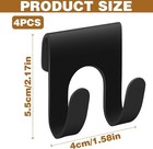 Shower Caddy Shelf Hooks Basket Organizer Bathroom Wall Rack Soap Holder Storage