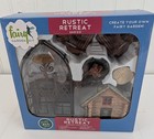 Fairy Garden Kit Rustic Retreat Series Suitable For Indoor Or Outdoor New In Box